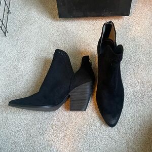 Black Suede Ankle Boots